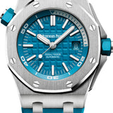 Audemars Piguet Royal Oak Offshore Diver Turquoise Index Stainless Steel Rubber 42mm | 15710ST.OO.A032CA.01