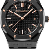 Audemars Piguet Royal Oak Ladies Black Ceramic 34mm Black Dial | 77350CE.OO.1266CE.01