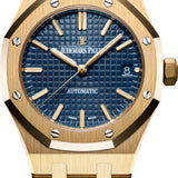 Audemars Piguet Royal Oak Selfwinding 37mm Blue Index Yellow Gold | 15450BA.OO.1256BA.02