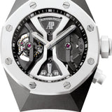 Audemars Piguet Royal Oak Concept Gmt Tourbillon 44mm Openworked White Ceramic Titanium Rubber | 26580IO.OO.D010CA.01