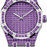 Audemars Piguet Royal Oak Selfwinding Amethyst 41mm "50th Anniversary" White Gold Purple Dial | 15514BC.AY.1284BC.01