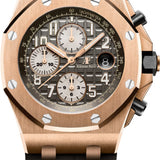 Audemars Piguet Royal Oak Offshore Selfwinding Chronograph 42mm Grey Arabic Rose Gold Leather | 26470OR.OO.A125CR.01