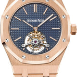 Audemars Piguet Royal Oak Extra-Thin Tourbillon 41mm Blue Index Rose Gold | 26510OR.OO.1220OR.01