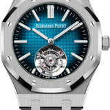 Audemars Piguet Royal Oak 41mm Flying Tourbillion Titanium Blue-Green Dial | 26730TI.OO.1320TI.04