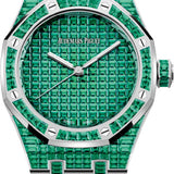 Audemars Piguet Royal Oak Selfwinding Emerald "50th Anniversary" 37mm White Gold Green Dial | 15554BC.EE.1274BC.01