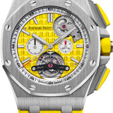 Audemars Piguet Royal Oak Offshore Tourbillon Chronograph Selfwinding Yellow Index Stainless Steel Rubber 44mm | 26540ST.OO.A051CA.01