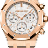 Audemars Piguet Royal Oak Chronograph 41mm "50th Anniversary" Rose Gold Silver Dial | 26240OR.OO.1320OR.03