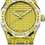 Audemars Piguet Royal Oak Selfwinding Yellow Chrysoberyl 41mm "50th Anniversary" White Gold Yellow Dial | 15514BC.RY.1284BC.01