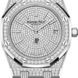 Audemars Piguet Royal 39mm "Jumbo" Extra-Thin White Gold Diamonds | 16202BC.ZZ.1241BC.01