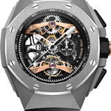 Audemars Piguet Royal Oak Concept Selfwinding Tourbillon 44mm Chronograph Openworked Titanium "Skeleton" | 26612TI.OO.D002CA.01