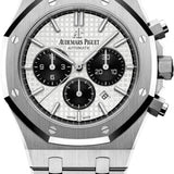 Audemars Piguet Royal Oak "Panda" Chronograph Steel 41mm Silver White Index Steel Bracelet | 26331ST.OO.1220ST.03