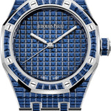 Audemars Piguet Royal Oak Selfwinding Blue Sapphire 37mm "50th Anniversary" White Gold Blue Dial | 15554BC.SS.1274BC.01