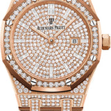 Audemars Piguet Royal Oak Quartz Rose Gold 33mm Diamond Paved Dial/Bezel/Bracelet | 67652OR.ZZ.1265OR.01