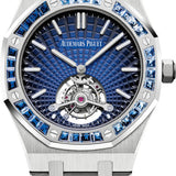 Audemars Piguet Royal Oak Tourbillon Extra-Thin Platinum Blue Dial | 26521PT.YY.1220PT.01