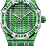 Audemars Piguet Royal Oak Selfwinding Tsavorite "50th Anniversary" White Gold 37mm Green Dial | 15554BC.TV.1274BC.01