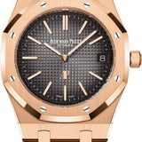 Audemars Piguet Royal Oak Jumbo Extra-Thin 39mm "50th Anniversary" Rose Gold Grey Dial | 16202OR.OO.1240OR.01