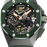 Audemars Piguet Royal Oak Concept Flying Tourbillon 44mm GMT Titanium Ceramic Bezel Green | 26589IO.OO.D056CA.01