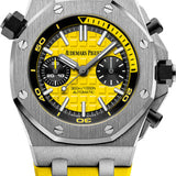 Audemars Piguet Royal Oak Offshore Diver Chronograph 42mm Yellow Index Stainless Steel Rubber Automatic | 26703ST.OO.A051CA.01