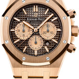 Audemars Piguet Royal Oak Chronograph Rose Gold 41mm Brown Index Rose Gold Bracelet | 26331OR.OO.1220OR.02