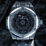 Hublot Big Bang Sang Bleu 415.CX.1114.VR.MXM17 45MM Black Ceramic Dial Full Set
