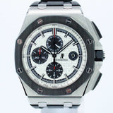 Audemars Piguet Royal Oak Offshore Chronograph 'Panda' 26400SO.OO.A002CA.01 44MM Steel Silver Dial Full Set WARRANTY