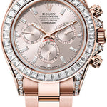 Rolex Cosmograph Daytona 40mm Sundust Diamond-Set Dial Oyster Bracelet Diamond-Set Bezel - 126595TBR