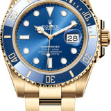 Rolex Submariner Date Yellow Gold 41mm Blue Dial Watch - 126618LB