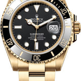 Rolex Submariner Date 41mm Yellow Gold Black Dial - 126618LN