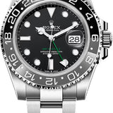 Rolex GMT-Master II 40mm Black Dial Cerachrom Bezel Oyster Bracelet - 126710GRNR | 2024 Model