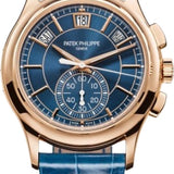 Patek Philippe Complications Flyback Chronograph Annual Calendar Rose Gold Blue Dial | 5905R-010