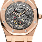 Audemars Piguet Royal Oak Openworked Extra-Thin 39mm Black Skeleton Rose Gold | 15204OR.OO.1240OR.01