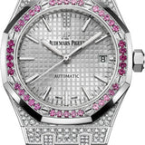 Audemars Piguet Royal Oak 37mm Selfwinding White Gold Sapphire Ruby - 15452BC.ZY.D007VE.01