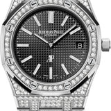 Audemars Piguet Royal Oak 39mm Extra-Thin White Gold/Diamond Light Blue Dial | 15202BC.ZZ.1241BC.03