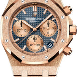 Audemars Piguet Royal Oak 41mm  Frosted Gold Chronograph Blue Dial - 26239OR.GG.1224OR.01