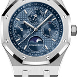 Audemars Piguet Royal Oak 41mm Perpetual Calendar Stainless Steel Blue Dial - 26574ST.OO.1220ST.03