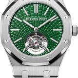 Audemars Piguet Royal Oak 41mm Selfwinding Flying Tourbillon Titanium Green Dial 26534TI.OO.1220TI.01