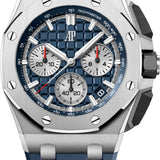 Audemars Piguet Royal Oak Offshore 43mm Selfwinding Chronograph Titanium Blue Dial Rubber Strap | 26420TI.OO.A027CA.01