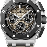 Audemars Piguet Royal Oak Offshore 43mm Chronograph Stainless Steel Ceramic Taupe Brown Dial - 26420SO.OO.A600CA.01