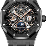 Audemars Piguet Royal Oak 41mm Perpetual Calendar Openworked Black Ceramic - 26585CE.OO.1225CE.01