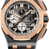 Audemars Piguet Royal Oak Offshore 44mm Chronograph Black Ceramic Rose Gold Grey - 26405NR.OO.A002CA.01