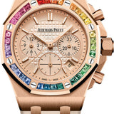 Audemars Piguet Offshore 37mm Chronograph Rose Gold Pink Dial Rainbow - 26236OR.YY.D085CA.01