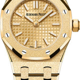 Audemars Piguet Royal Oak 23mm Mini Frosted Gold Quartz Yellow Gold Dial | 67630BA.GG.1312BA.01