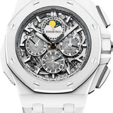 Audemars Piguet Royal Oak Offshore 44mm Grande Complication White Ceramic Sapphire Dial Rubber Strap - 26582CB.OO.A010CA.01