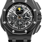 Audemars Piguet Royal Oak Offshore 44mm Grande Complication Black Ceramic Sapphire Dial Rubber Strap - 26582CE.OO.A002CA.01