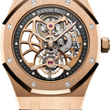 Audemars Piguet Royal Oak Tourbillon 41mm Extra-Thin Openworked Skeleton Rose Gold Hand-Wound - 26518OR.OO.1220OR.01