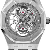 Audemars Piguet Royal Oak Tourbillon 41mm Extra-Thin Openworked Rhodium Stainless Steel Hand-Wound - 26518ST.OO.1220ST.01