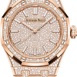 Audemars Piguet Royal Oak 37mm Self Winding Pink Rose Gold Diamond Dial | 15552OR.ZZ.1358OR.01