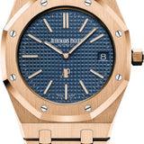 Audemars Piguet Royal Oak 39 mm Extra-Thin Rose Gold Blue Dial | 15202OR.OO.1240OR.01