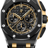 Audemars Piguet Royal Oak Offshore 43mm Chronograph Ceramic Yellow Gold Links Black Dial - 26420CE.OO.A127CR.01