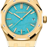 Audemars Piguet Royal Oak Yellow Gold Turquoise Dial 37mm | 15550BA.OO.1356BA.01